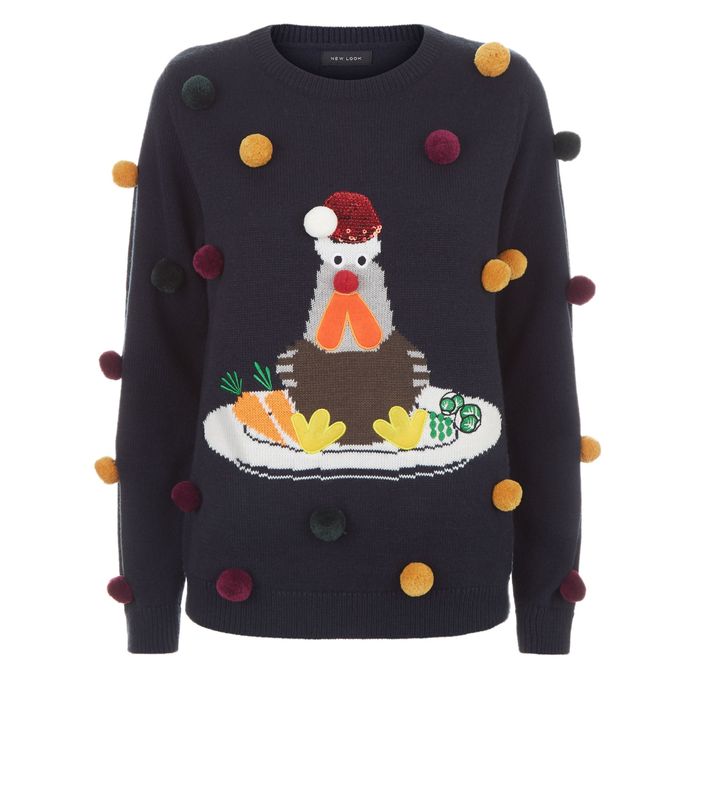 This turkey jumper has won Christmas. Not suitable for vegetarians.New Look, &pound;22.99