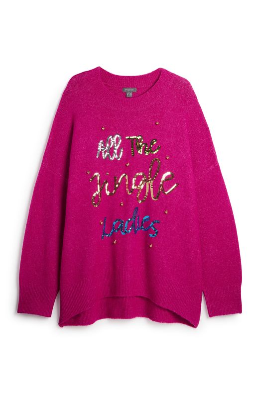 Punny, pink and positive - what more could a single lady want this Christmas?Primark, &pound;12, available in stores now