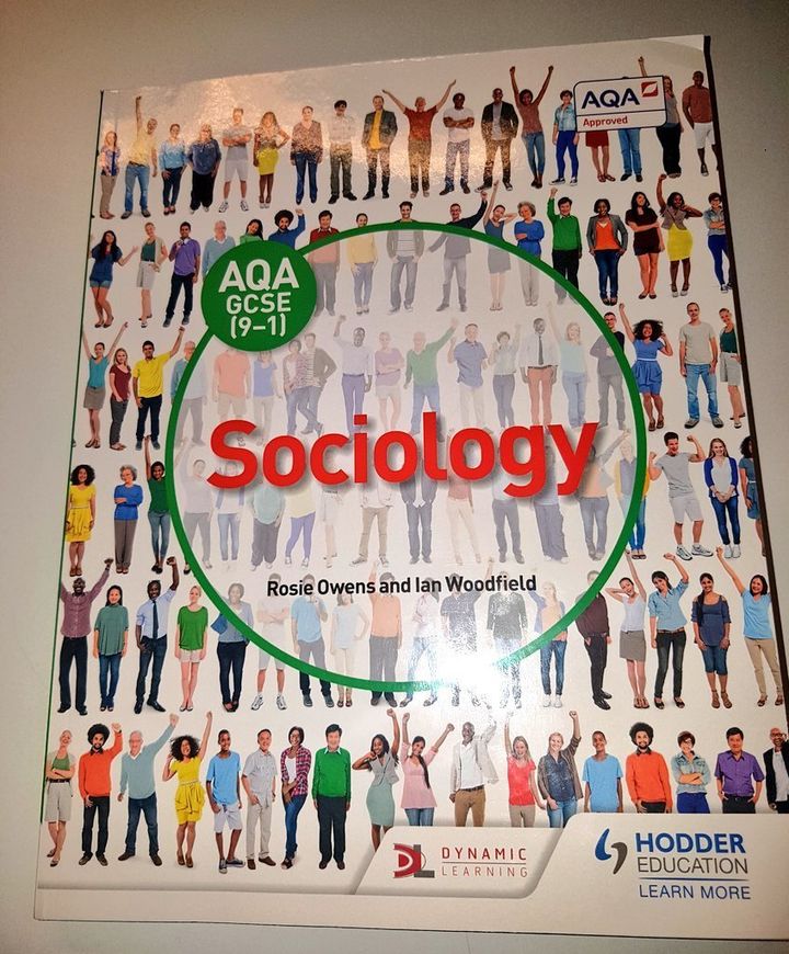 The GCSE sociology textbook, published by Hodder Education, that contains a number of offensive statements about minority groups 