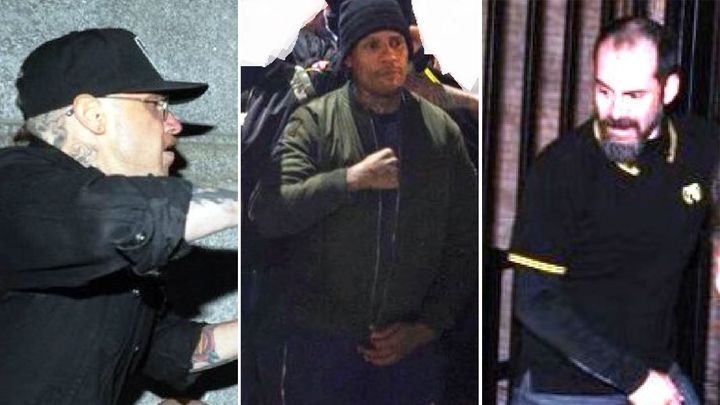 Photos released by the NYPD of persons of interest in Friday's violence on Manhattan's Upper East Side.