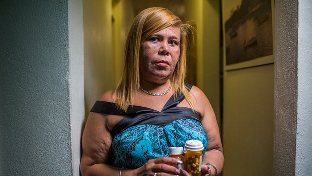 Leyla Rivera struggles daily to survive her renal disease traveling from Vieques island to Ceiba Puerto Rico in order to get dialysis several times a week.  Patients from Vieques are suffering the lack of a hospital to treat their needs and are being forced to travel to Puerto Rico's main Island.
Photo by: Dennis M. Rivera Pichardo