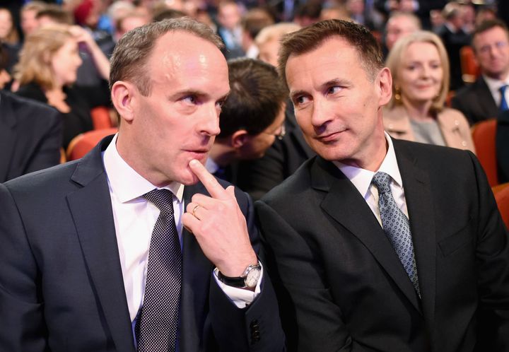 Dominic Raab and Jeremy Hunt joined the 'pizza club'
