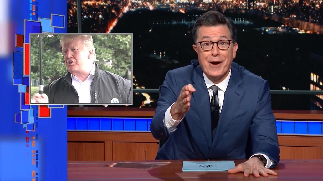 Stephen Colbert Rolls Footage Of Donald Trump Going ‘Out Of His Way’ To ...