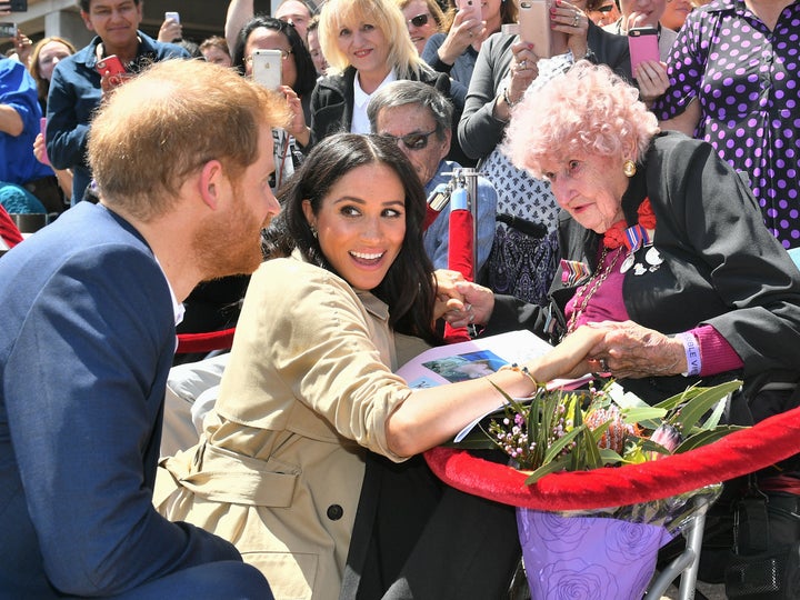 Harry brought his wife over to meet Dunne in 2018.