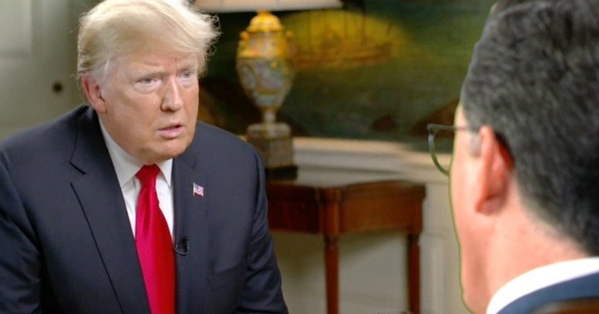 Donald Trump Makes 'Terrible And Disgusting' Confession In Spoof Colbert Intervi...