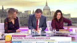 Piers Morgan Goads Susanna Reid And Mocks Ant McPartlin As NTAs Best Presenter Longlist Is Revealed