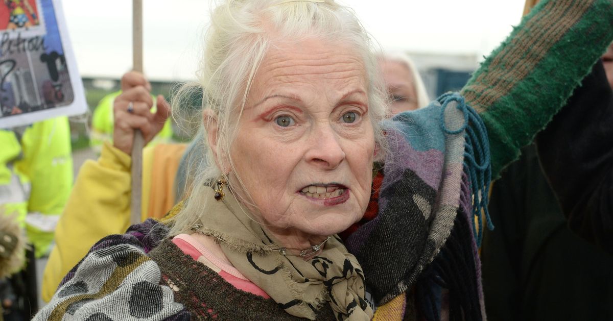 Fashion Designer Dame Vivienne Westwood Performs Protest Dance At ...