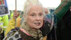 Fashion Designer Dame Vivienne Westwood Performs Protest Dance At Fracking Site