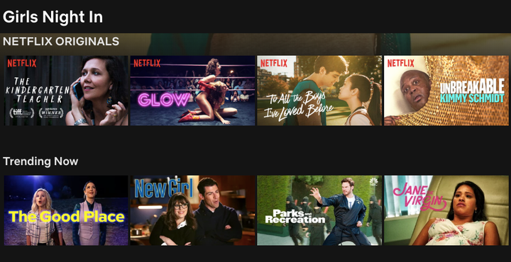 Girls night movies on on sale netflix