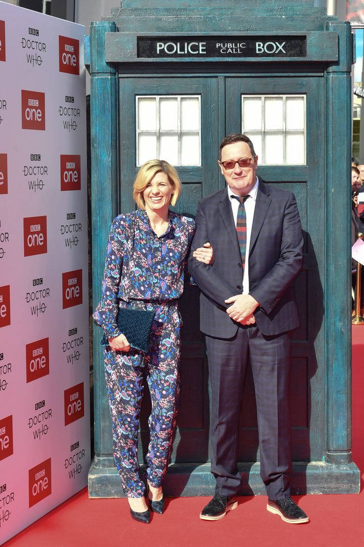 Jodie Whittaker and Chris Chiball