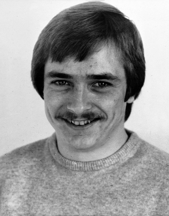 Russell Bishop pictured around 30 years ago 