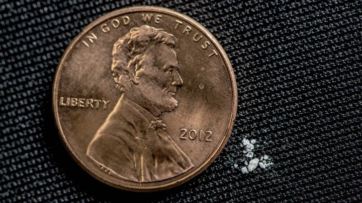 <p>Two milligrams of fentanyl, which is a fatal dose for most drug users. </p>