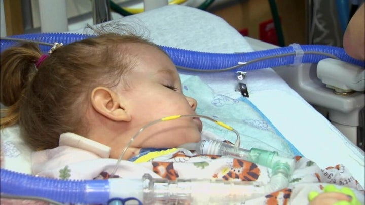 A girl recovers after contracting acute flaccid myelitis (AFM), a rare but serious condition that affects the nervous system and causes the body’s muscles and reflexes to become weak.