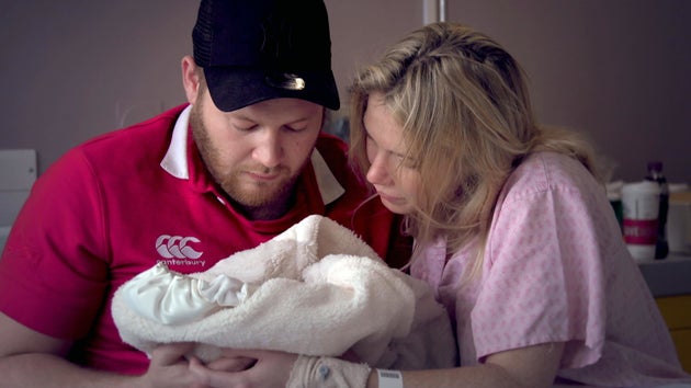 Vicki and Bruce, whose daughter Ruby died when Vicki was six months pregnant. 