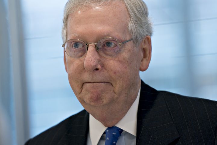 Senate Majority Leader Mitch McConnell (R-Ky.) identified Social Security, Medicare and Medicaid as the "real drivers" of the national debt in a Bloomberg interview on Tuesday.