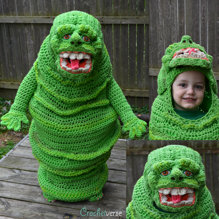 Jack went with Slimer from the "Ghostbusters" franchise for his costume this year. 