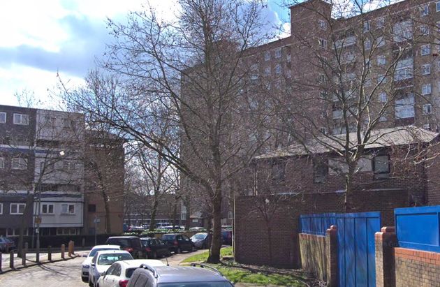 The incident occurred in a block of flats in Charlotte Despard Avenue (pictured)