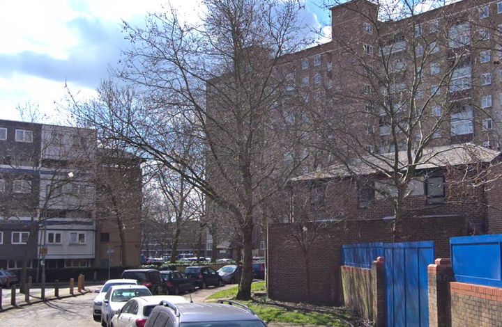 The incident occurred in a block of flats in Charlotte Despard Avenue (pictured)