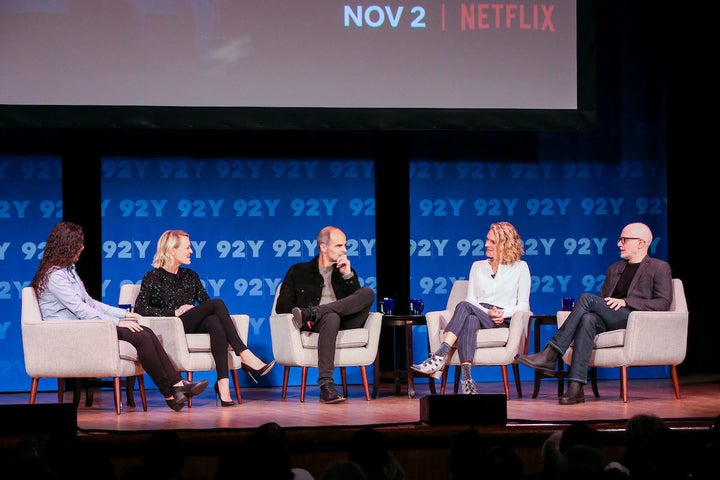 Robin Wright, Michael Kelly, Melissa Gibson and Frank Pugliese appear at New York's 92Y to chat "House of Cards."