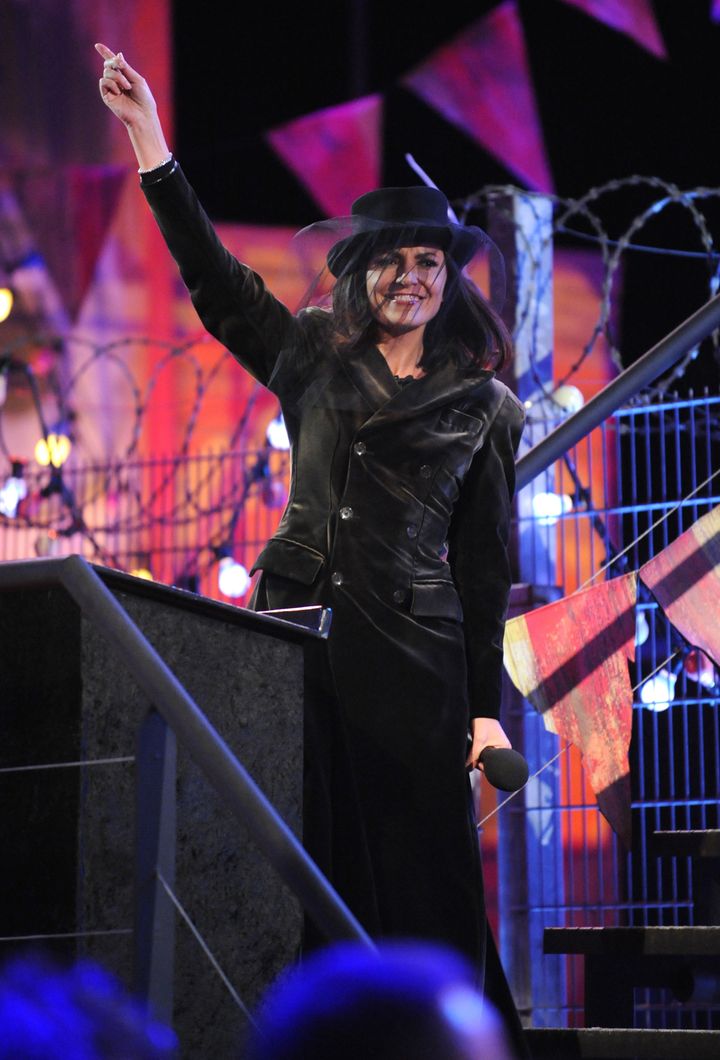 Davina during the last episode of 'Big Brother' on Channel 4 in 2010