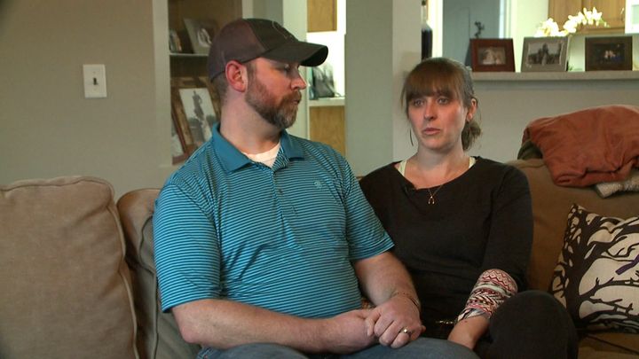 The ACLU has filed a complaint against Meijer Inc. after Rachel Peterson, seen beside her husband, said she was denied a prescription medication on religious grounds.