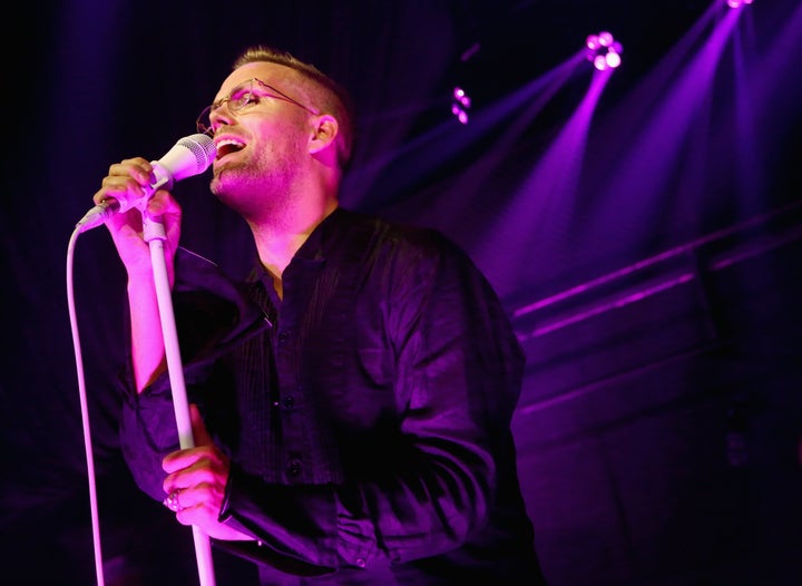 Songwriter Justin Tranter takes the stage Wednesday at The Sayers Club in Los Angeles for his GLAAD benefit concert honoring Spirit Day.