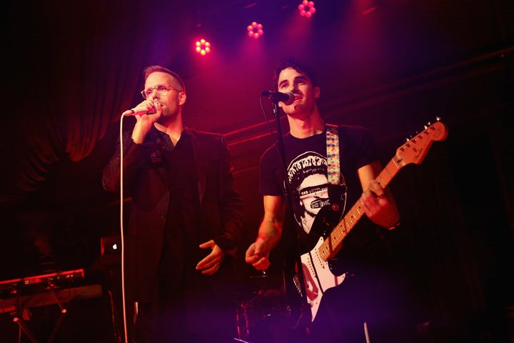 "We do have a couple big queer pop stars doing amazing things right now, but two or three isn’t really nearly enough when you look at the whole landscape," said Tranter (left), pictured here with Darren Criss.