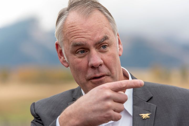 Interior Secretary Ryan Zinke's request to have his wife designated as a department volunteer didn't fly.