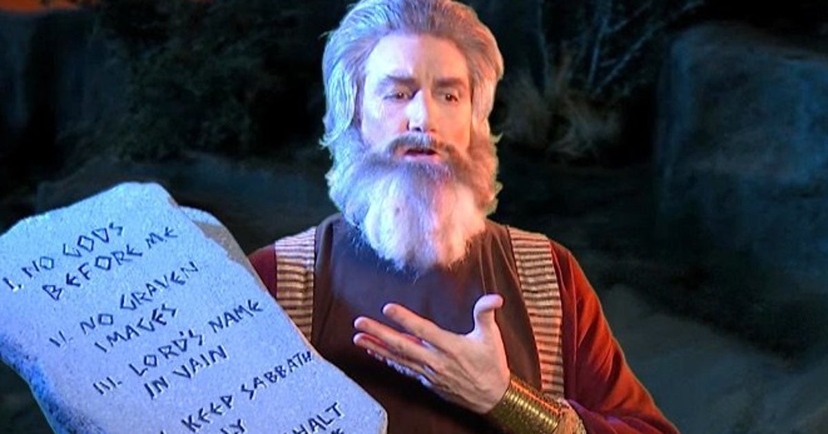 Colbert Mocks Trump's Evangelical Fans By Giving The Ten Commandments ...