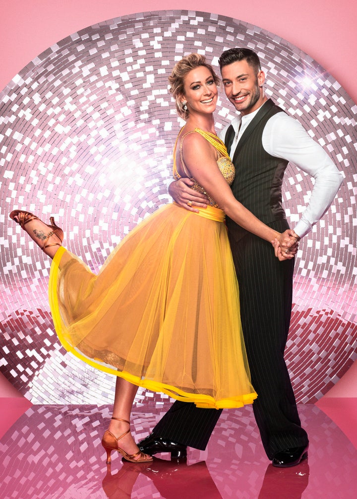 Giovanni with 'Strictly' partner Faye Tozer