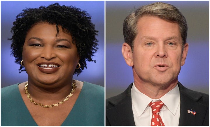 Democrat Stacey Abrams could become Georgia's first African-American governor. But her Republican opponent, Brian Kemp, has been overseeing the state's voter suppression efforts.