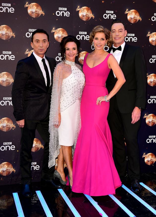 The 'Strictly' judges (l-r) Bruno Tonioli, Shirley Ballas, Darcey Bussell and Craig Revel Horwood