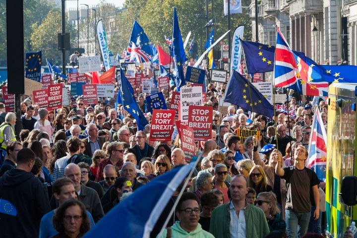 An estimated 700,000 people took part in the march, which would make it the largest in Britain since a demonstration against the Iraq war in 2003.