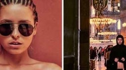 Μοντέλο του Playboy φωτογραφίζεται γυμνή στην Αγιά Σοφιά και σοκάρει (NSFW)