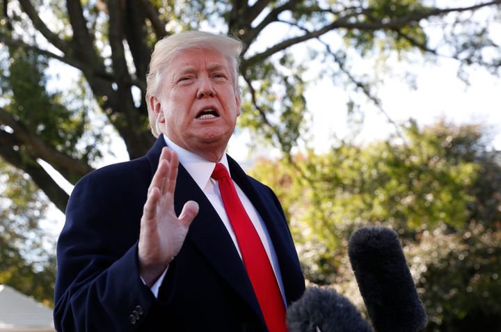 President Donald Trump said his threat of increasing America’s nuclear stockpile was not just directed at Russia, but at China and “anybody else that wants to play that game.”