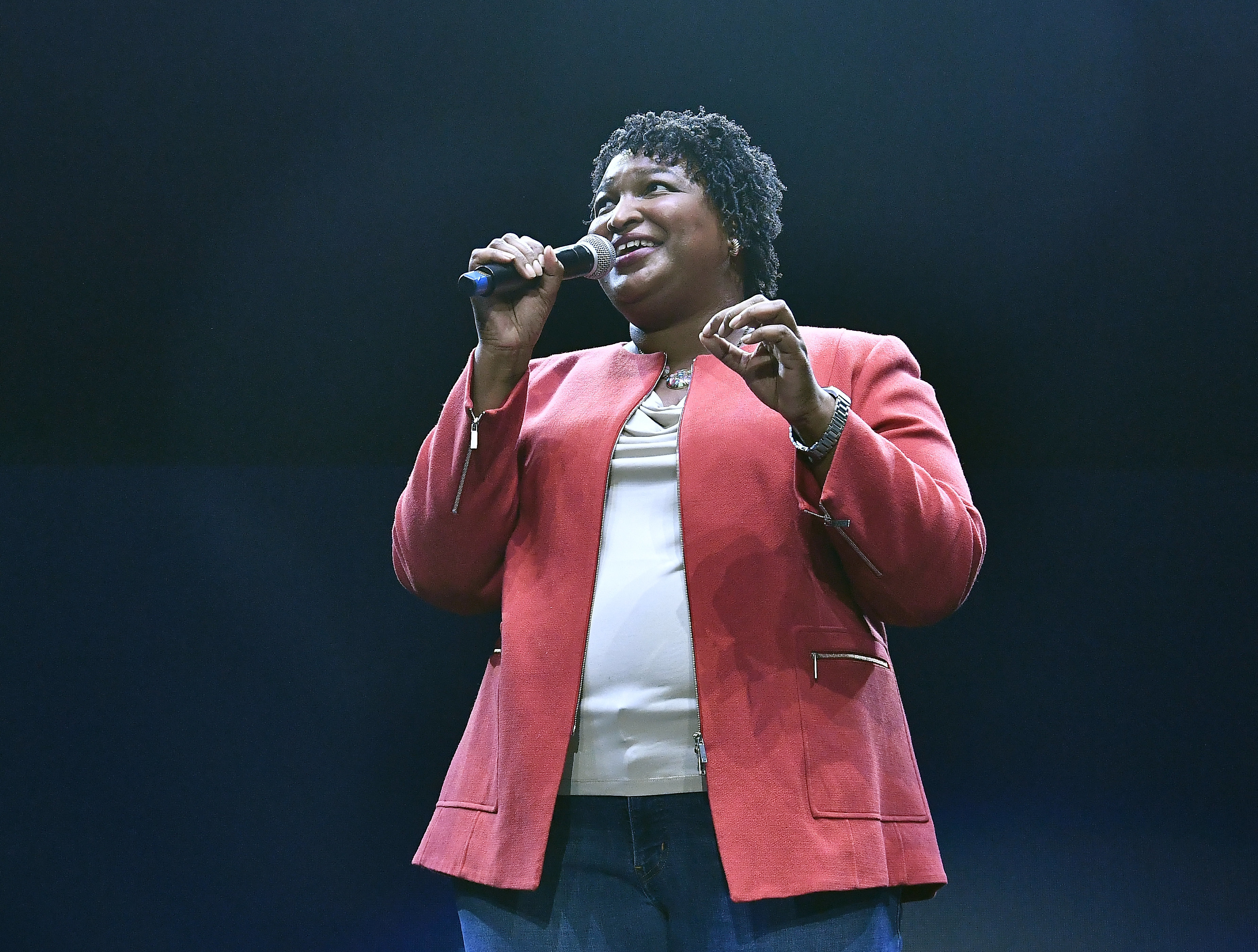 Stacey Abrams defends 1992 flag burning protest: 'I'm a very proud Georgian'