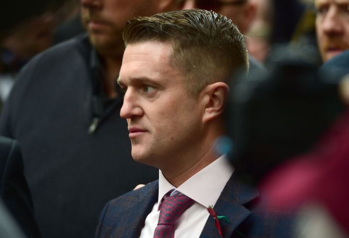 Tommy Robinson appeared at the Old Bailey on Tuesday 