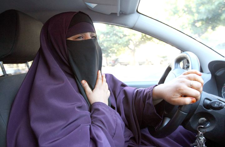 Kenza Drider in Avignon, France, Sept. 13, 2010. The next day, the French Senate voted in favor of a ban on wearing face veils in public. The ban went into effect the following spring.