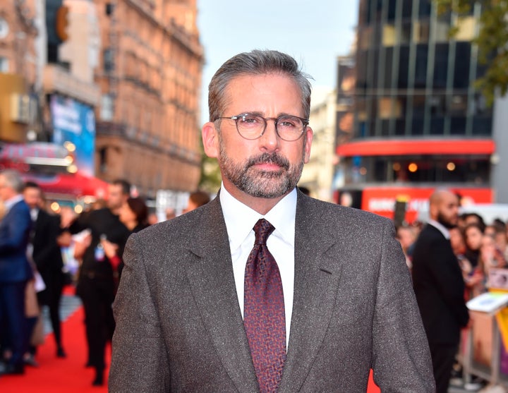 Steve Carell attends the U.K. premiere of his film "Beautiful Boy."