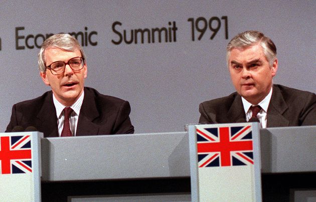 John Major and Chancellor Norman Lamont