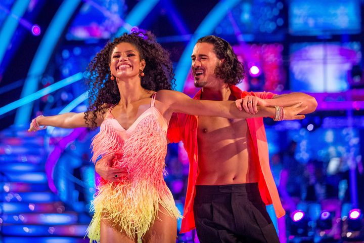 Vick Hope and Graziano Di Prima were voted off 'Strictly Come Dancing' on Sunday