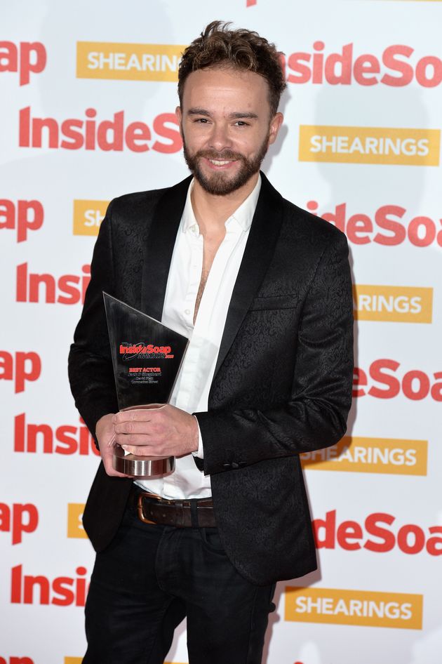 Jack P Shepherd at the Inside Soap Awards