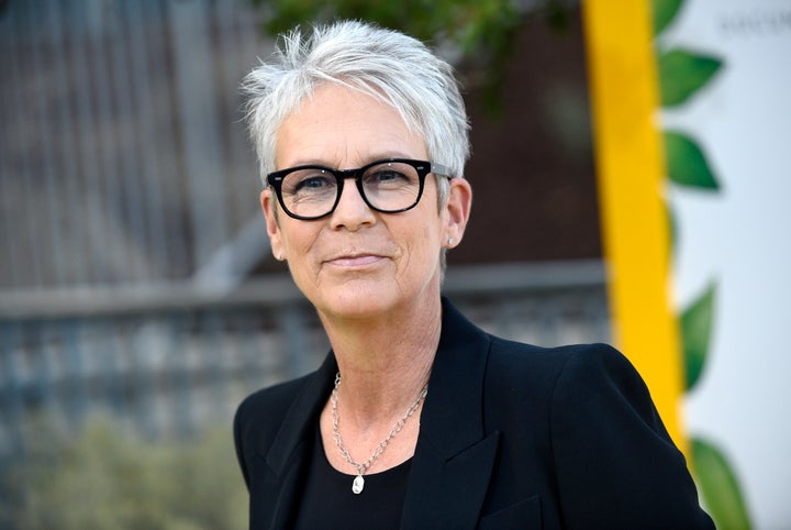 Jamie Lee Curtis attends 2018 Comic Con.