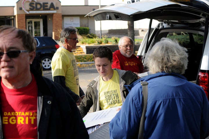 South Dakota activists responded to the legislature's rejection of their anti-corruption initiative by coming back with a sim