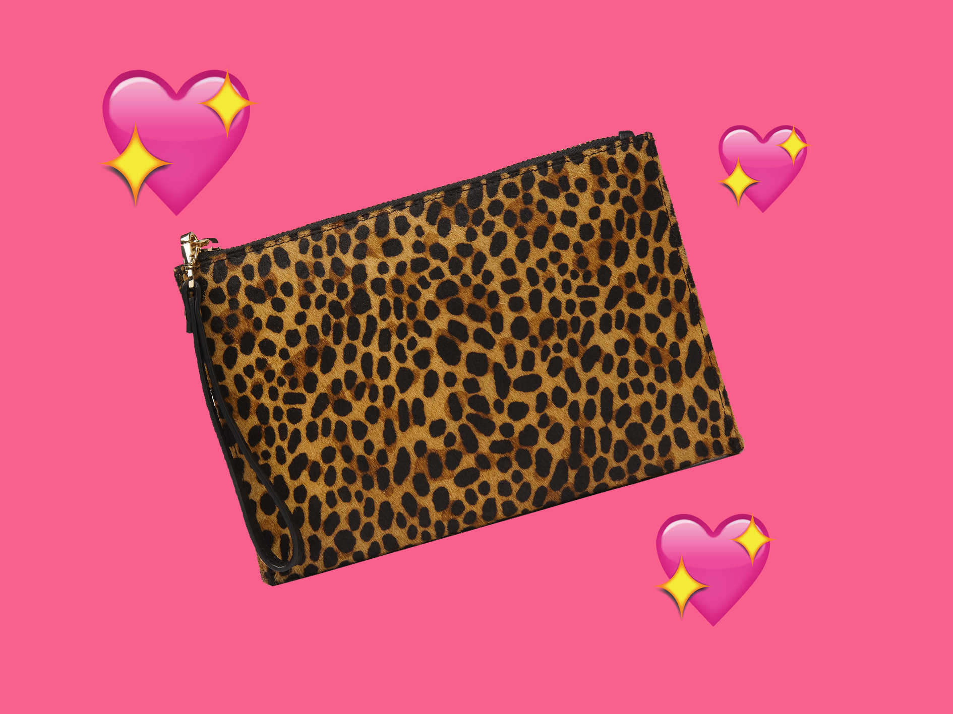 leopard print clutch uk