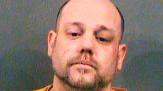 <p> FILE - This file photo provided by the Sedgwick County Sheriff's Office in Wichita, Kan., shows Stephen Bodine, of Wichita, who was convicted Wednesday, Oct. 24, 2018, of first-degree murder in the May 2017 killing of a 3-year-old Evan Brewer whose body was found encased in concrete in the laundry room of his home four months after his death. (Sedgwick County Sheriff's Office via AP, File) </p>