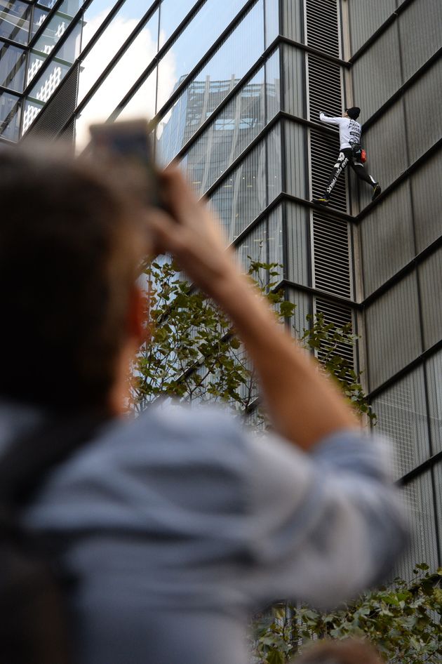 Robert's feats have included climbing Dubai’s 2,717 foot-tall Burj Khalifa