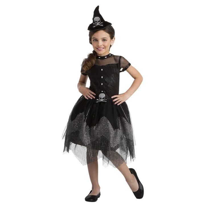 Skull witch costume bough from B&M.