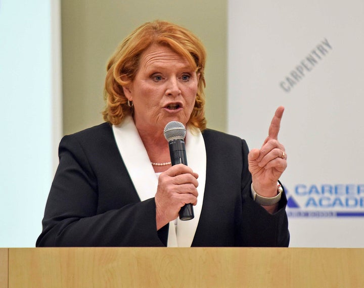 Sen. Heidi Heitkamp (D-N.D.) is an underdog in her re-election bid against Rep. Kevin Cramer (R-N.D.).