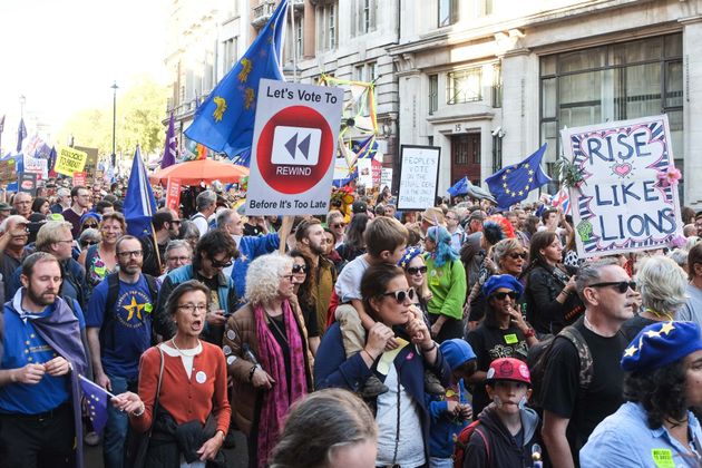 700,000 people were thought to have attended the People's Vote march on Saturday 